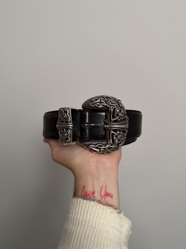 Chrome Hearts 3 Piece Western Belt Size 30-32