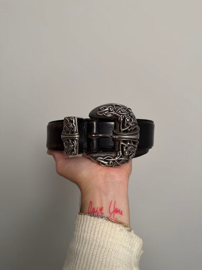 Chrome Hearts 3 Piece Western Belt Size 30-32