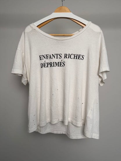 Pre-Owned Enfants Riches Deprimes Spell Out Tee Sz. M