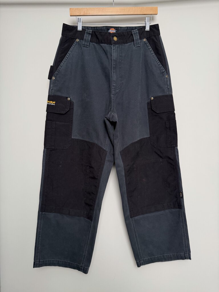 Preowned Supreme Dickies Black Grey Double Knees size 32