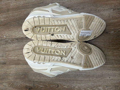 Preowned Louis Vuitton Skate Cream Size 10Lv (12M)