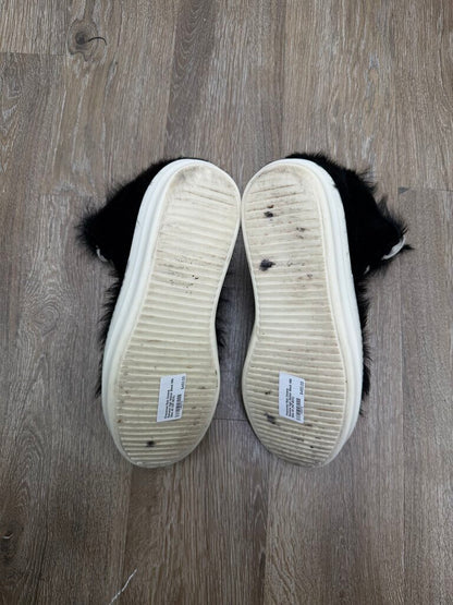 Preowned Rick Owens Ramone High Mohair Black Milk Size 45 (NO BOX)