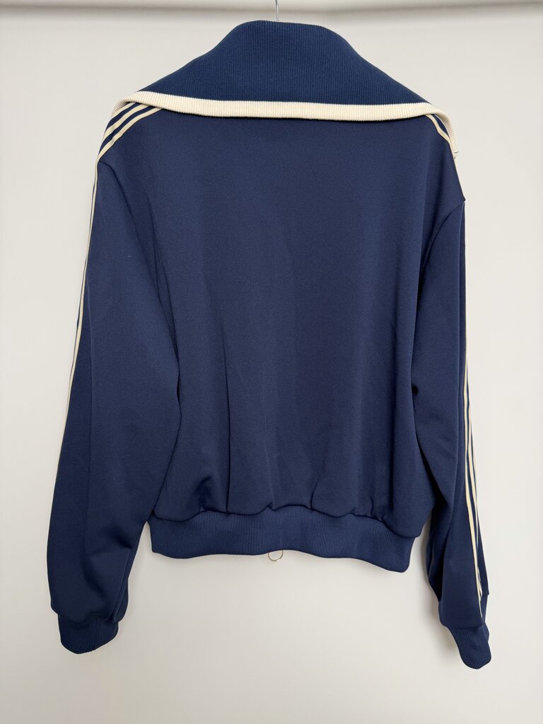 New Kapital Navy Zip Strip Track Jacket size 4