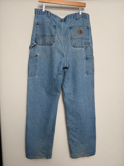 Vintage Carhartt Double Knee Lightwash size 36