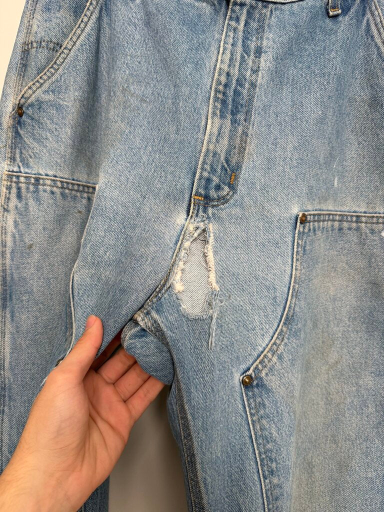 Vintage Carhartt Double Knee Lightwash size 36