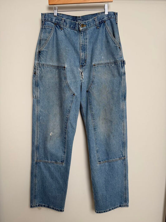 Vintage Carhartt Double Knee Lightwash size 36