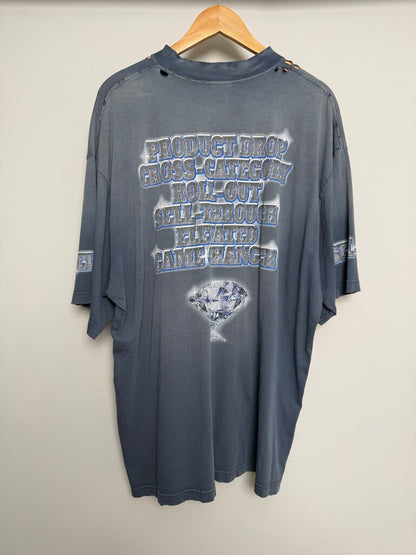 Pre-Owned Balenciaga See Now Tee Sz. XL