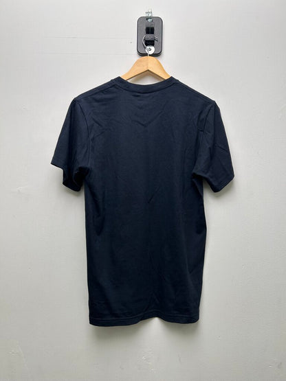 Preowned Supreme Navy Red Arabic Box logo tee Size Small