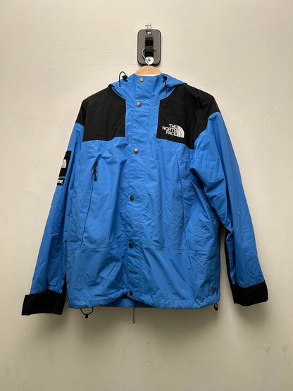 Preowned Supreme Blue TNF Skull Jacket Size Medium