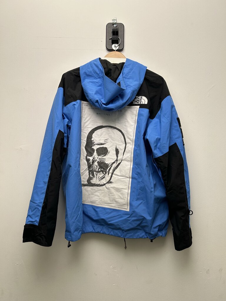 Preowned Supreme Blue TNF Skull Jacket Size Medium