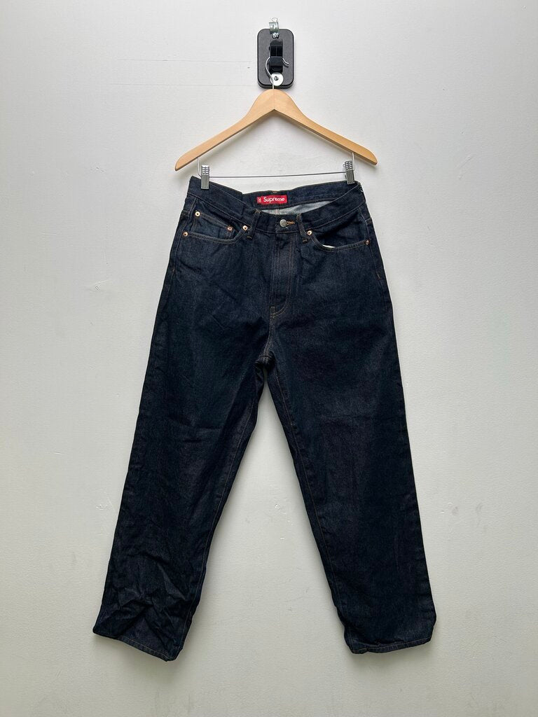 Preowned Supreme Raw New York Raw Baggy Skate Denim Size 30