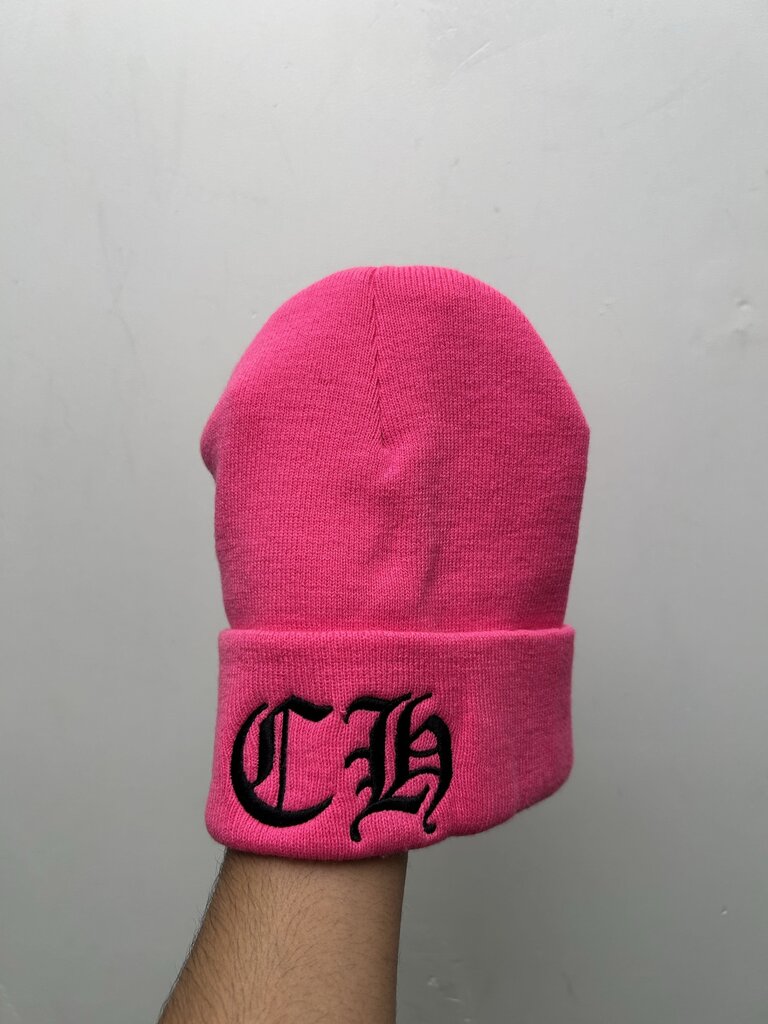 New Chrome Hearts Hot Pink Beanie