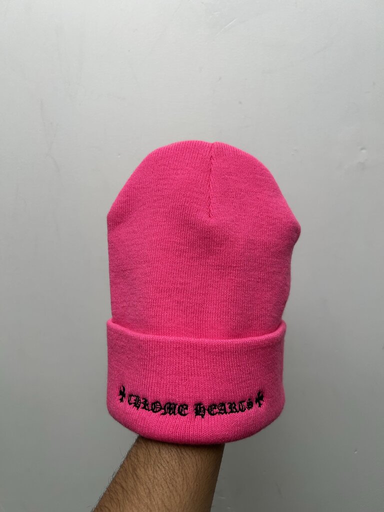 New Chrome Hearts Hot Pink Beanie