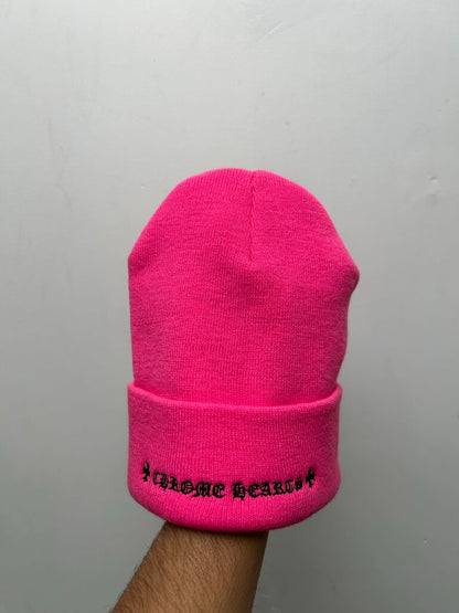 New Chrome Hearts Hot Pink Beanie