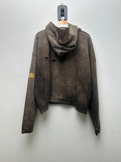 New Gv Gallery Brown Rasp Hoodie Size Large
