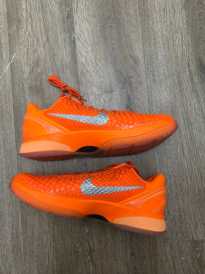 New Kobe VI Total Orange Sz 10.5