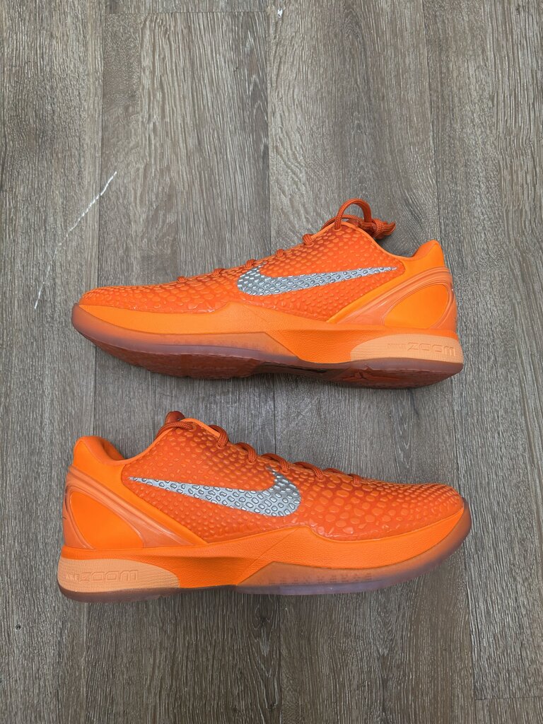 New Kobe VI Total Orange Sz 10.5