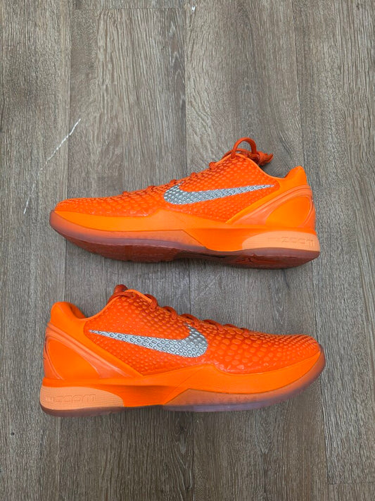 New Kobe VI Total Orange Sz 10.5