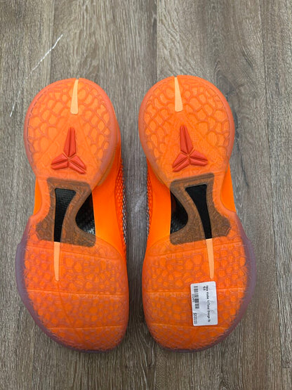 New Kobe VI Total Orange Sz 10.5