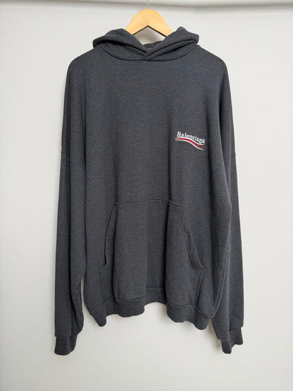 Preowned Balenciaga Heavy Presidential Hoodie Size 3 (XL)