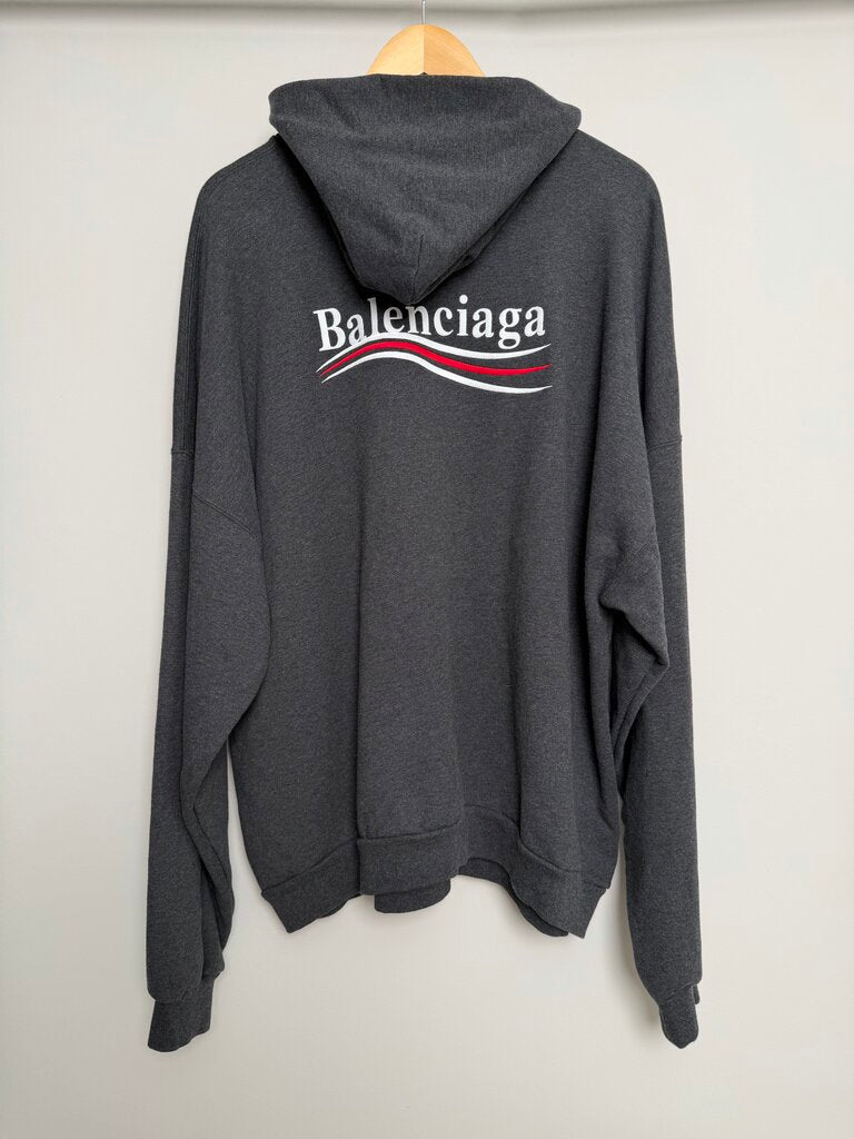 Preowned Balenciaga Heavy Presidential Hoodie Size 3 (XL)
