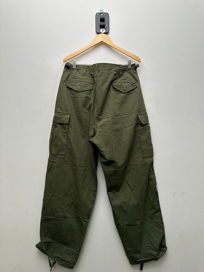Preowned Stussy Baggy Olive Cargo Pants Size 38
