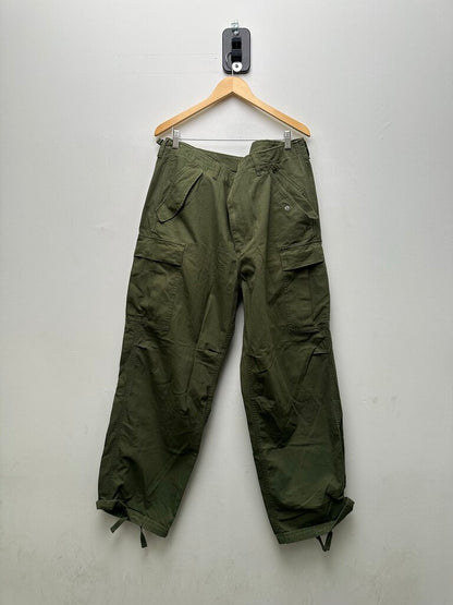 Preowned Stussy Baggy Olive Cargo Pants Size 38