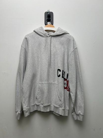 Preowned Celine Grey Side Logo Hoodie Size Large