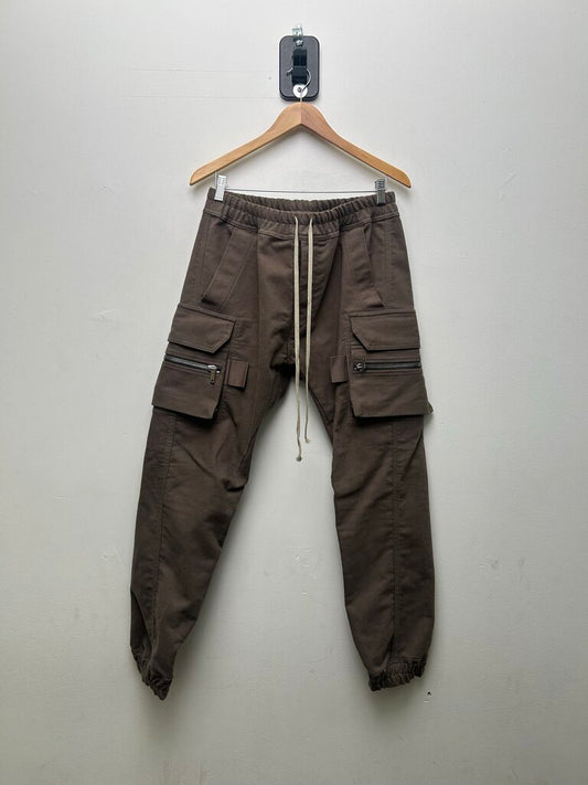 Preowned Rick Owens Luxor FW23 Dust Brown Mastodon Cargo Pant sz.40(M)