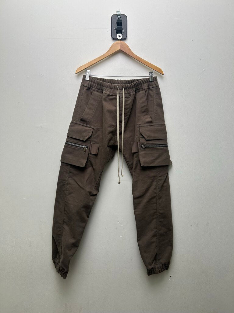 Preowned Rick Owens Luxor FW23 Dust Brown Mastodon Cargo Pant sz.40(M)
