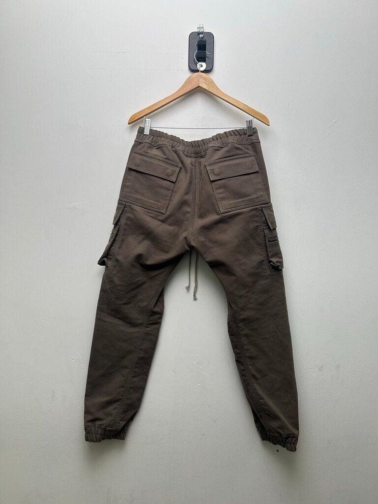 Preowned Rick Owens Luxor FW23 Dust Brown Mastodon Cargo Pant sz.40(M)