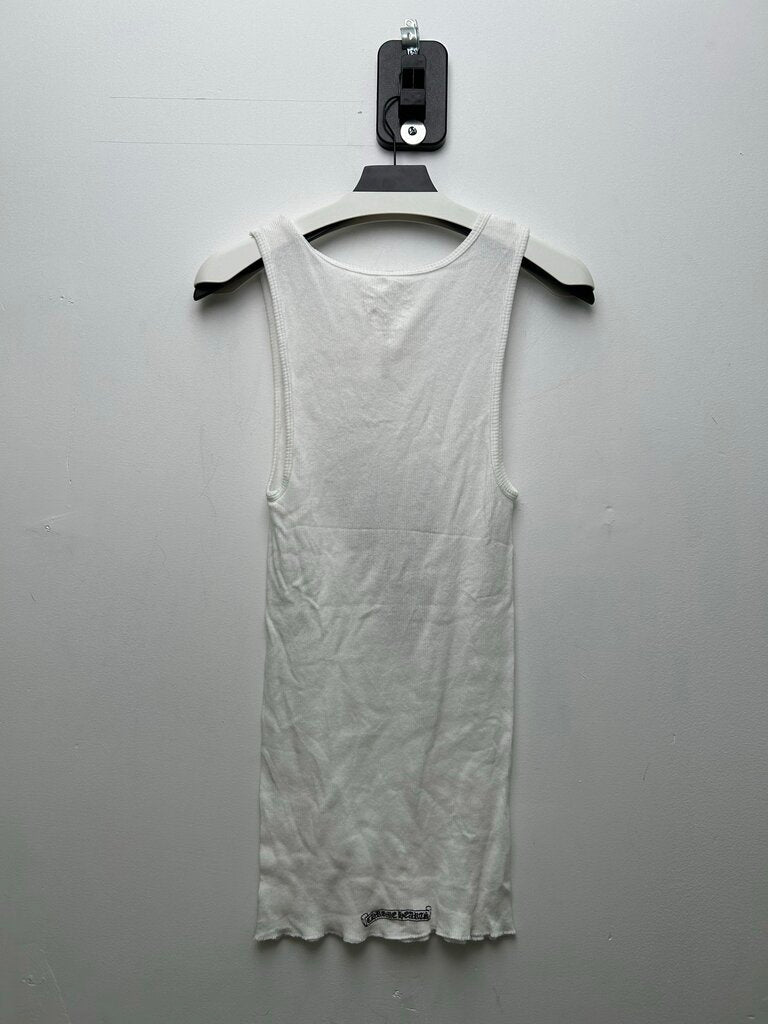 Chrome Hearts White RS Tank Sz.Large