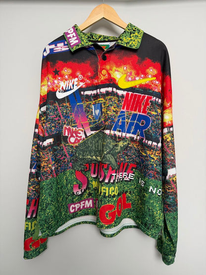Preowned CPFM Nike All Over Polo L/S size L