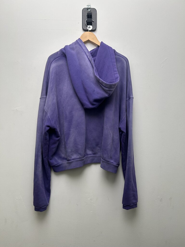 Preowned Gv Gallery Purple Blank Hoodie Sz. Small