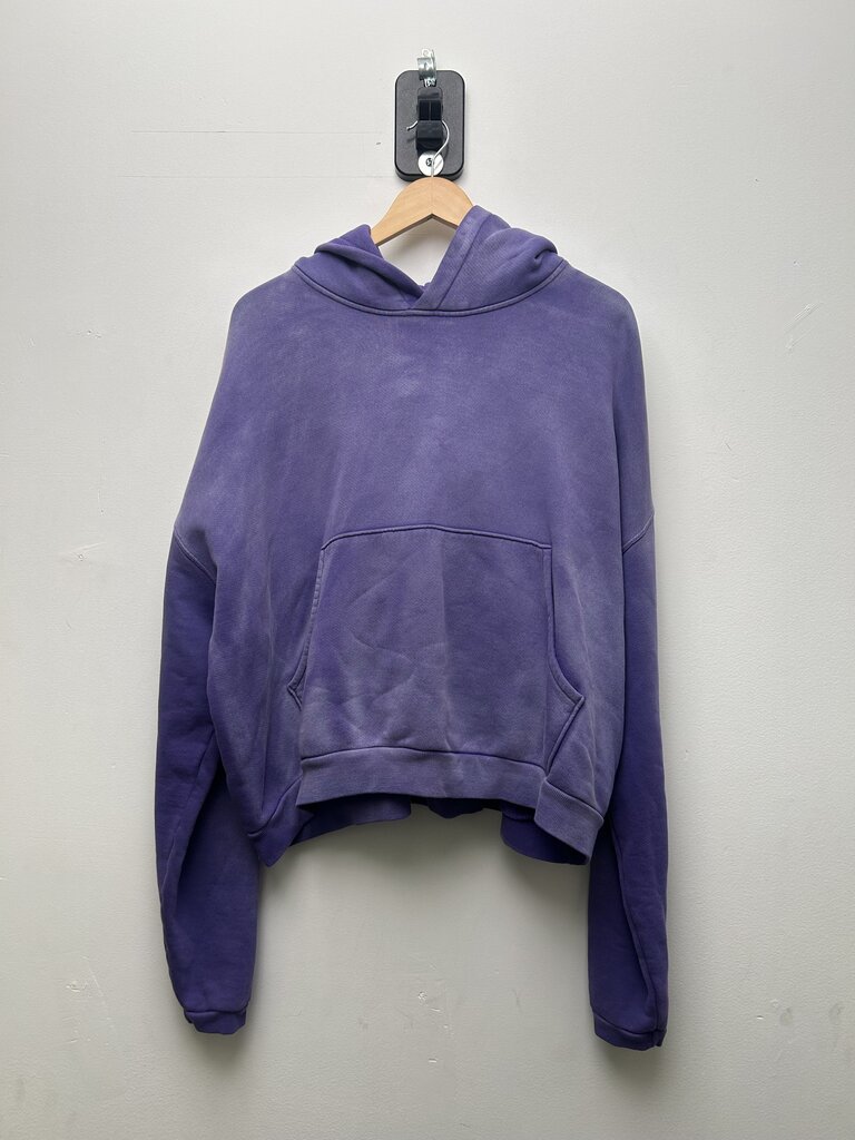 Preowned Gv Gallery Purple Blank Hoodie Sz. Small