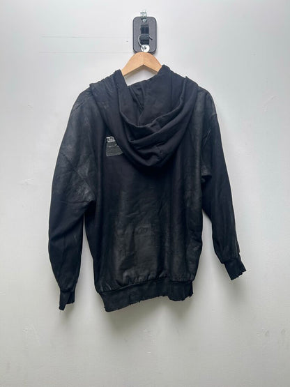 Preowned Balenciaga Mud Black Campaign Zip Up Sz.Small