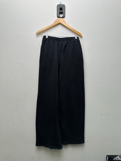 Preowned Balenciaga BB Black Grey Logo Sweats Sz.XS