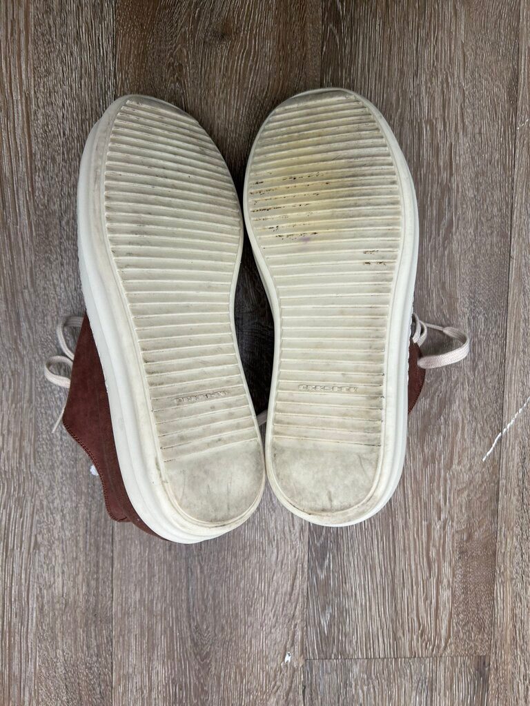 Preowned Rick Owens DRKSHDW Ramone Brown Wax Canvas Sz.42