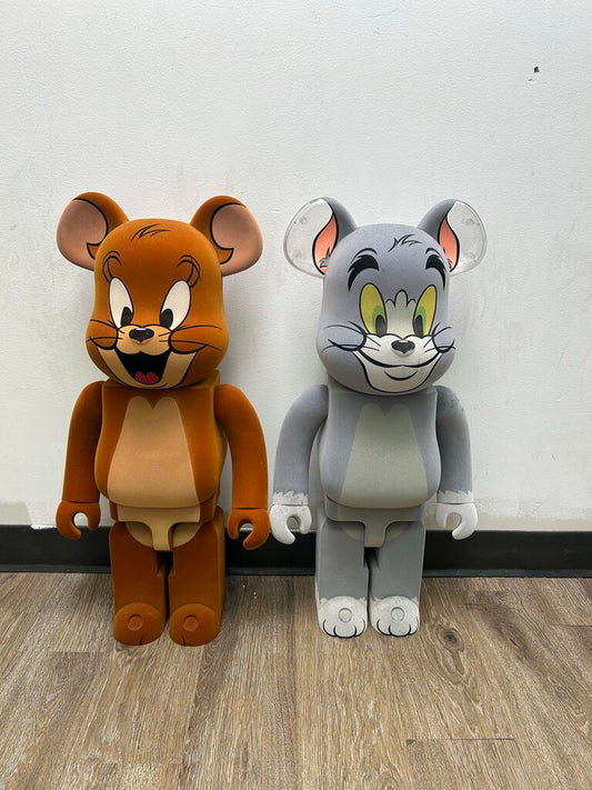 Preowned Tom & Jerry Bearbrick Set