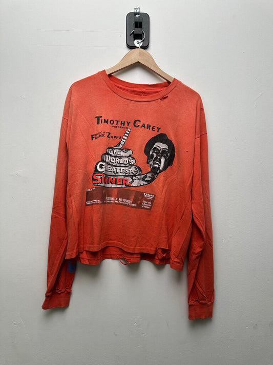 New Paly East of Eden Red Snake Longsleeve sz.S
