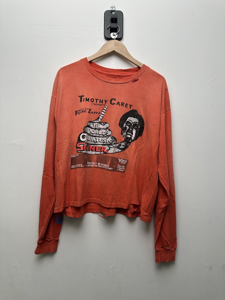 New Paly East of Eden Red Snake Longsleeve sz.M