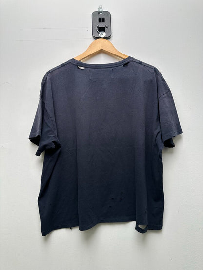 New Paly Loves Of Liz Rhinestone Navy Tee sz.L