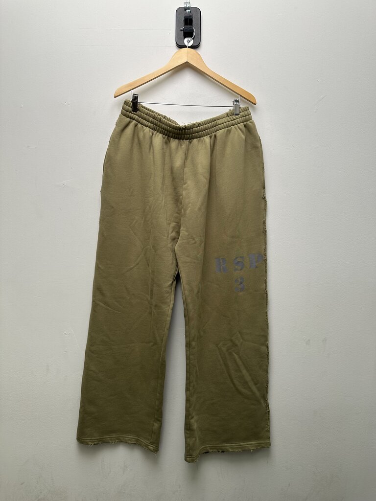 New Gv Gallery Green Olive RSP 3 Sweatpants Sz.Large