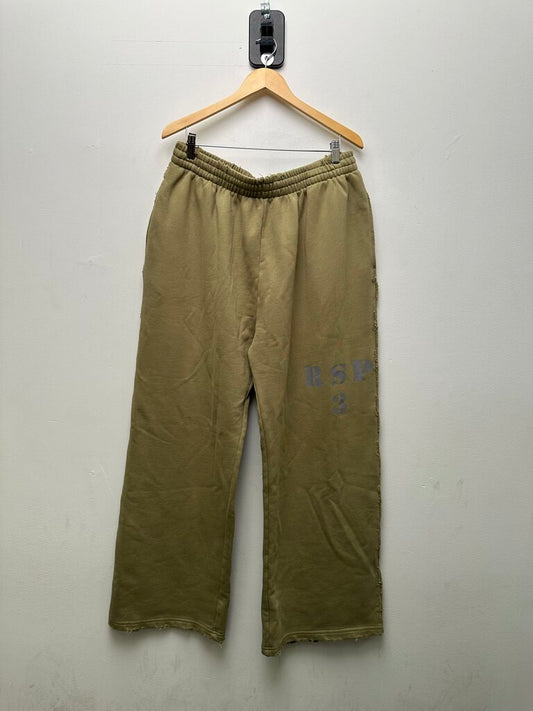 New Gv Gallery Green Olive RSP 3 Sweatpants Sz.Large