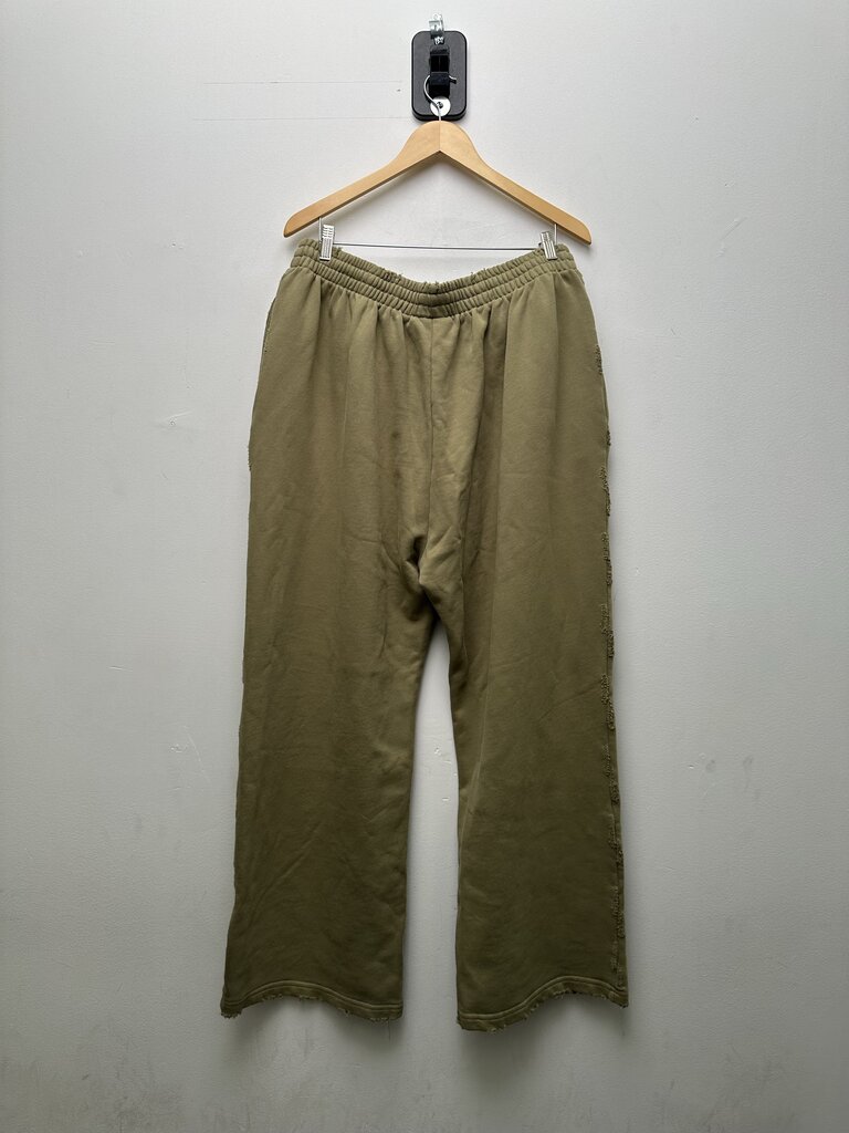 New Gv Gallery Green Olive RSP 3 Sweatpants Sz.Large