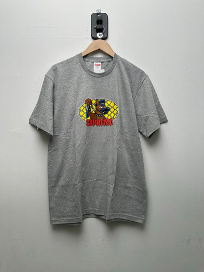 New Supreme Grey Dog Leash Tee Sz.Medium