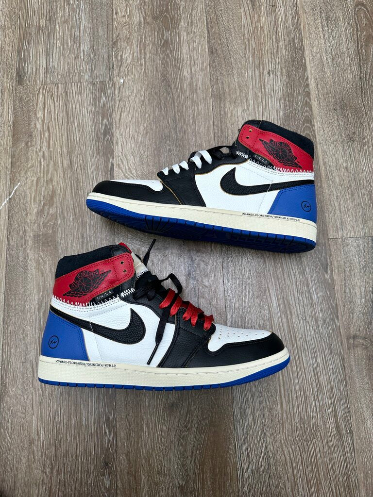 Preowned Jordan1 Fragment Union Blue Red Sz.10.5