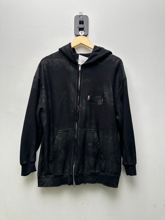 Preowned Balenciaga Mud Black Campaign Zip Up Sz.Medium