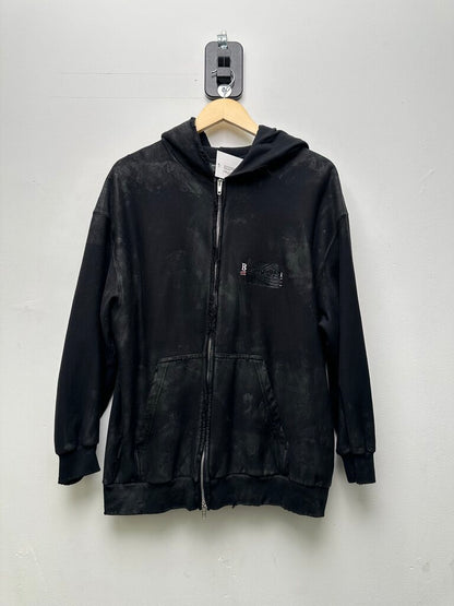 Preowned Balenciaga Mud Black Campaign Zip Up Sz.Medium