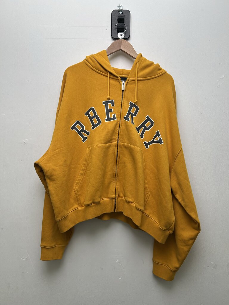 New GV Gallery Yellow R Berry Zip Up Sz.Medium